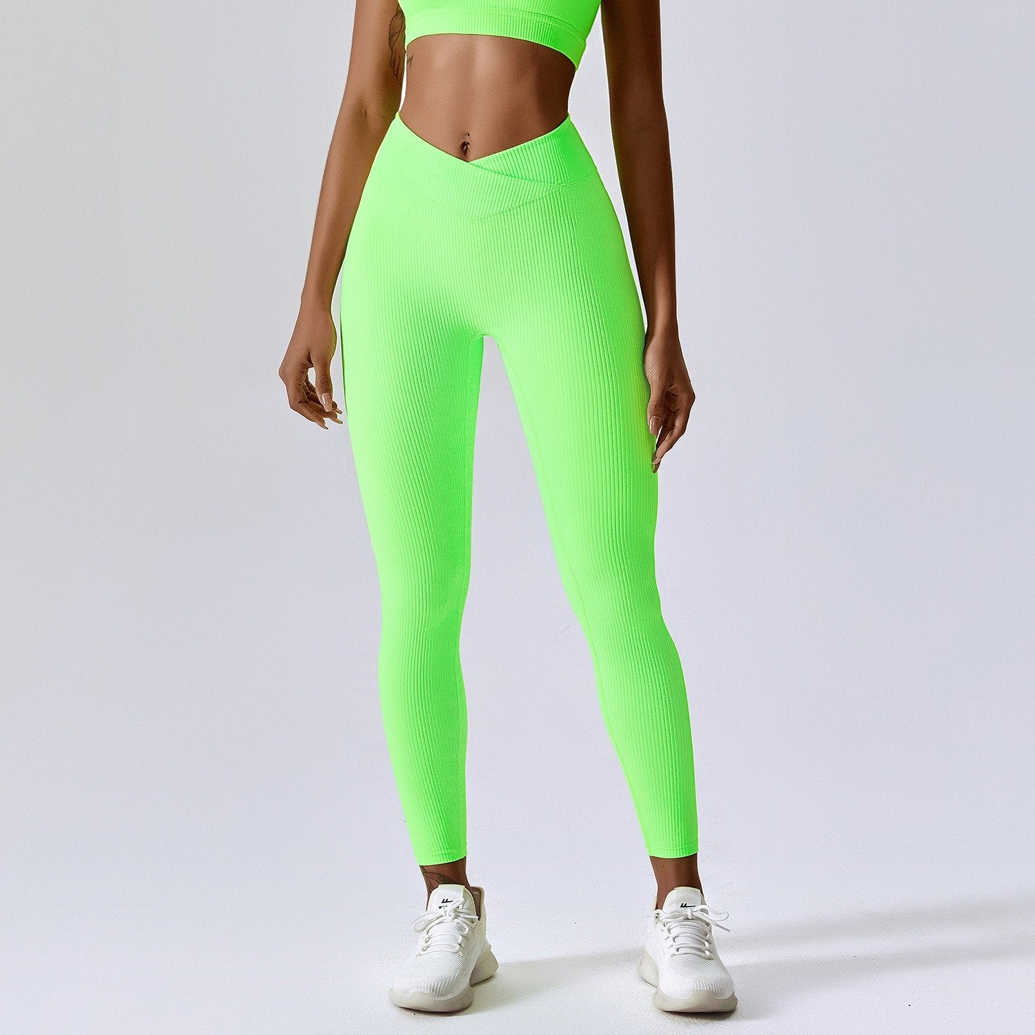 High Waist Color Tight Sports Pants