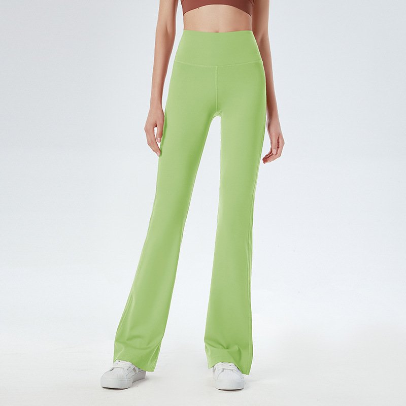 Elastic Flared Wide Leg Sport Pants