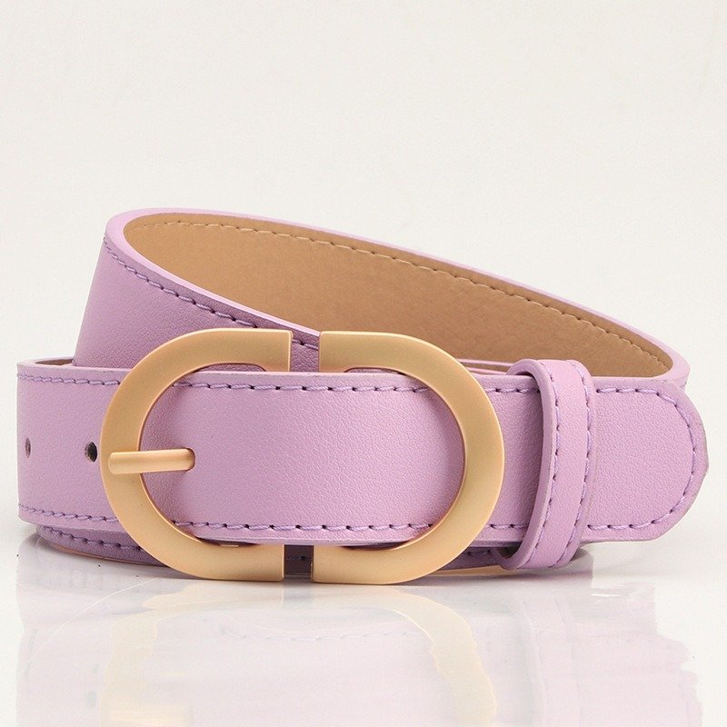 Cream Color Buckle Belt