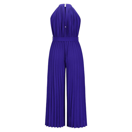 Sleeveless Pleated Jumpsuit With