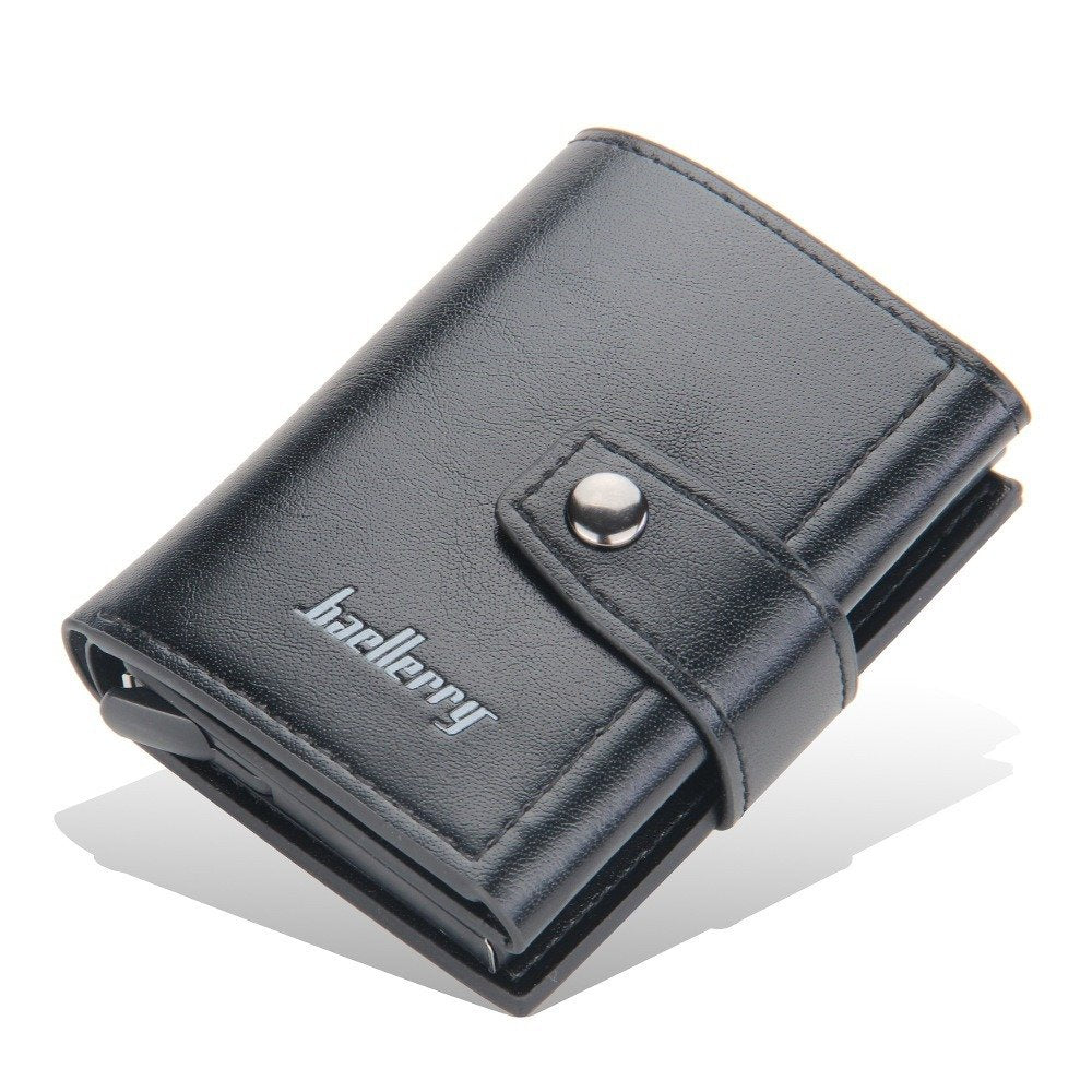 RFID Card Holder With Aluminum Case For Men