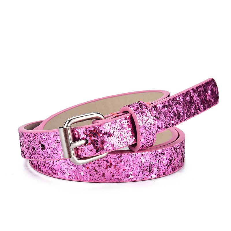 Bright Pink Heart-Shaped Belt