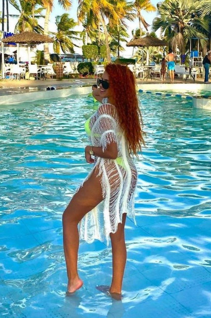 Stassy V Neck Open Split Crochet Cover Up