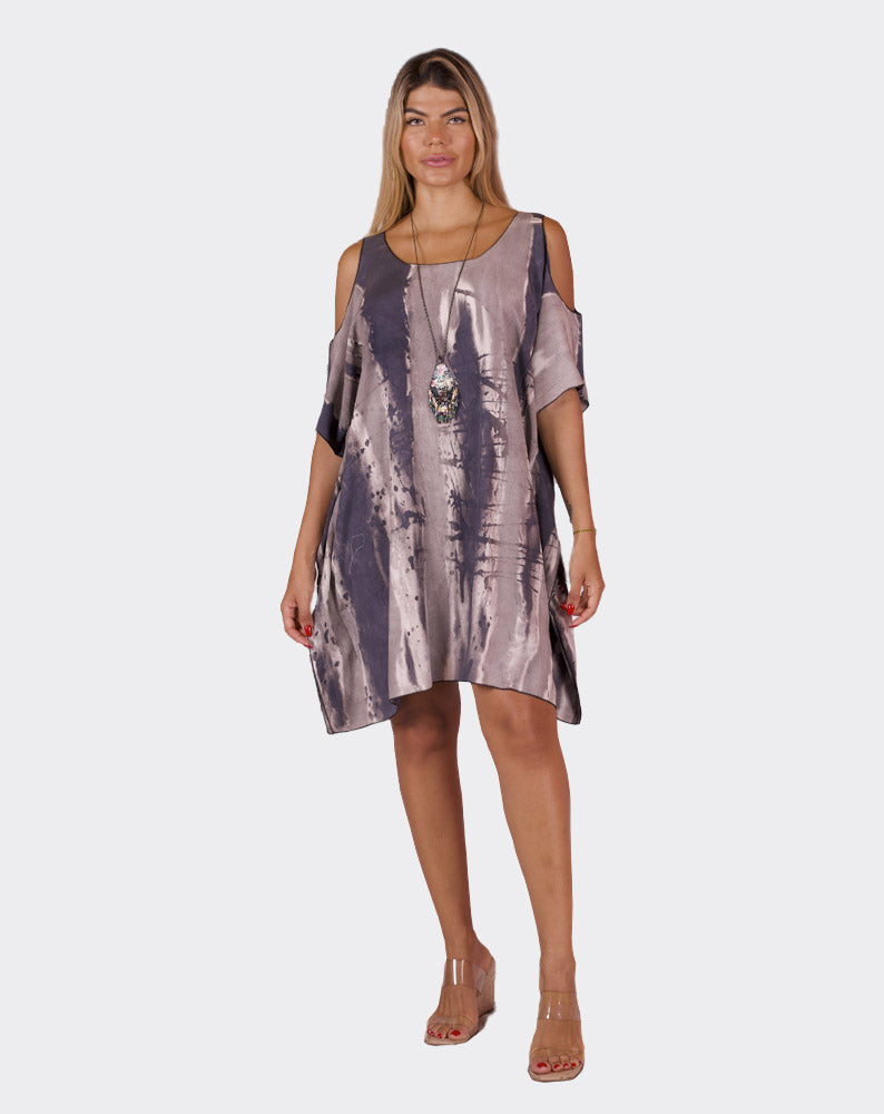 Dark Grey Palmila Boho Dress