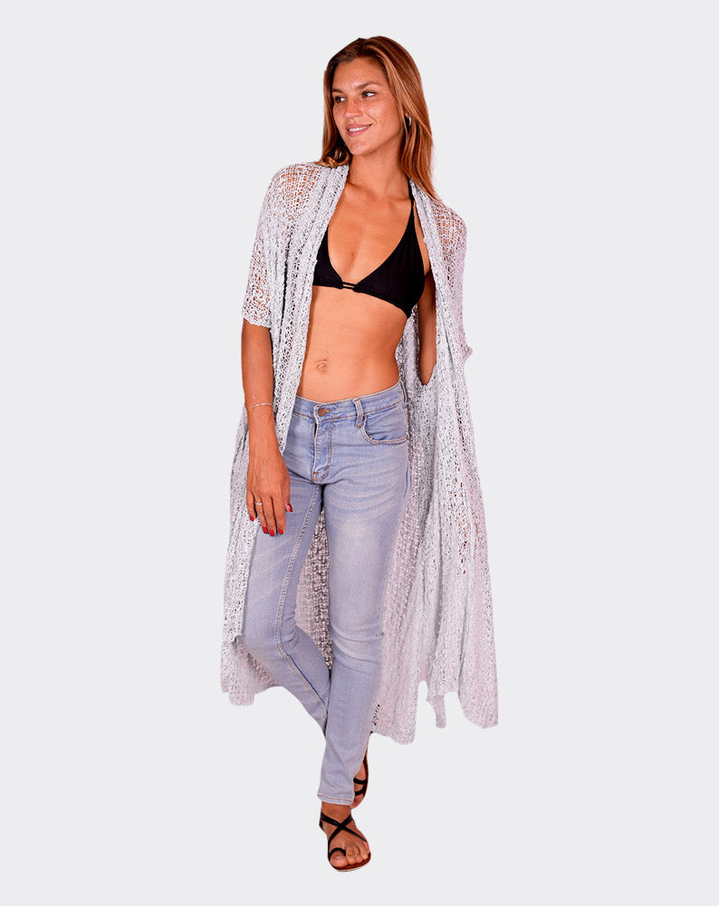 Light Blue Pearl Cardigan