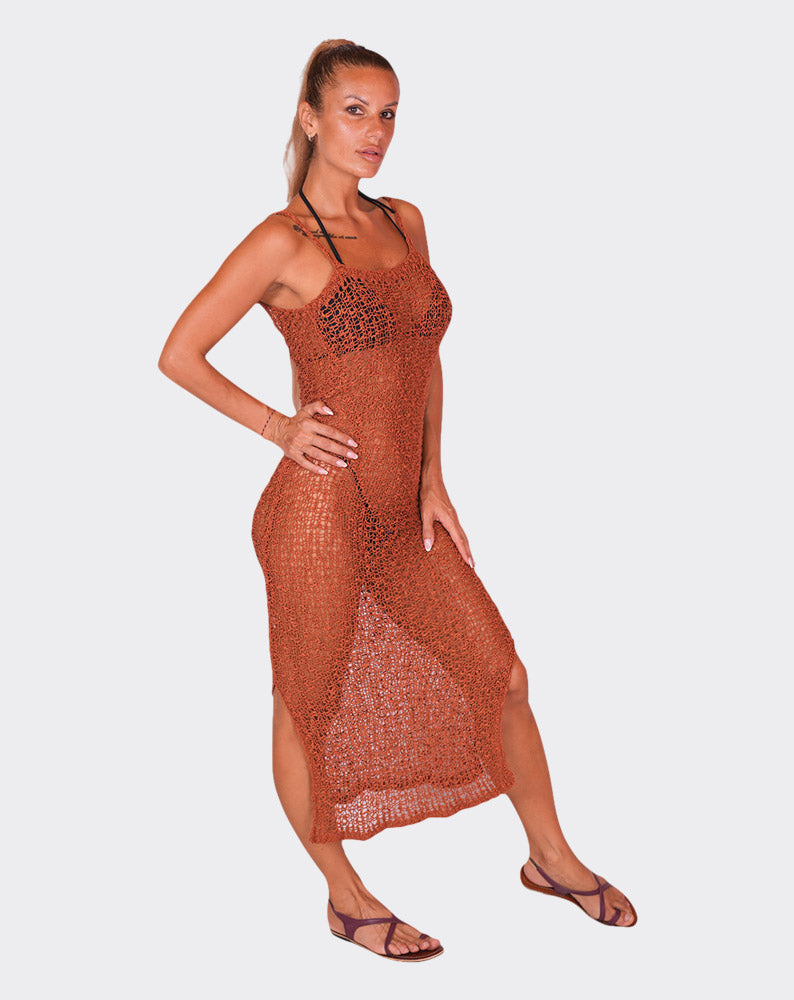 Brown Palma Cover Up