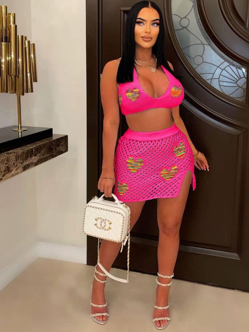 Love My Detail Crochet Skirt Set