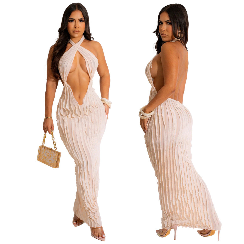 Let’s Go Out with Scarlett Open Back Maxi Dress