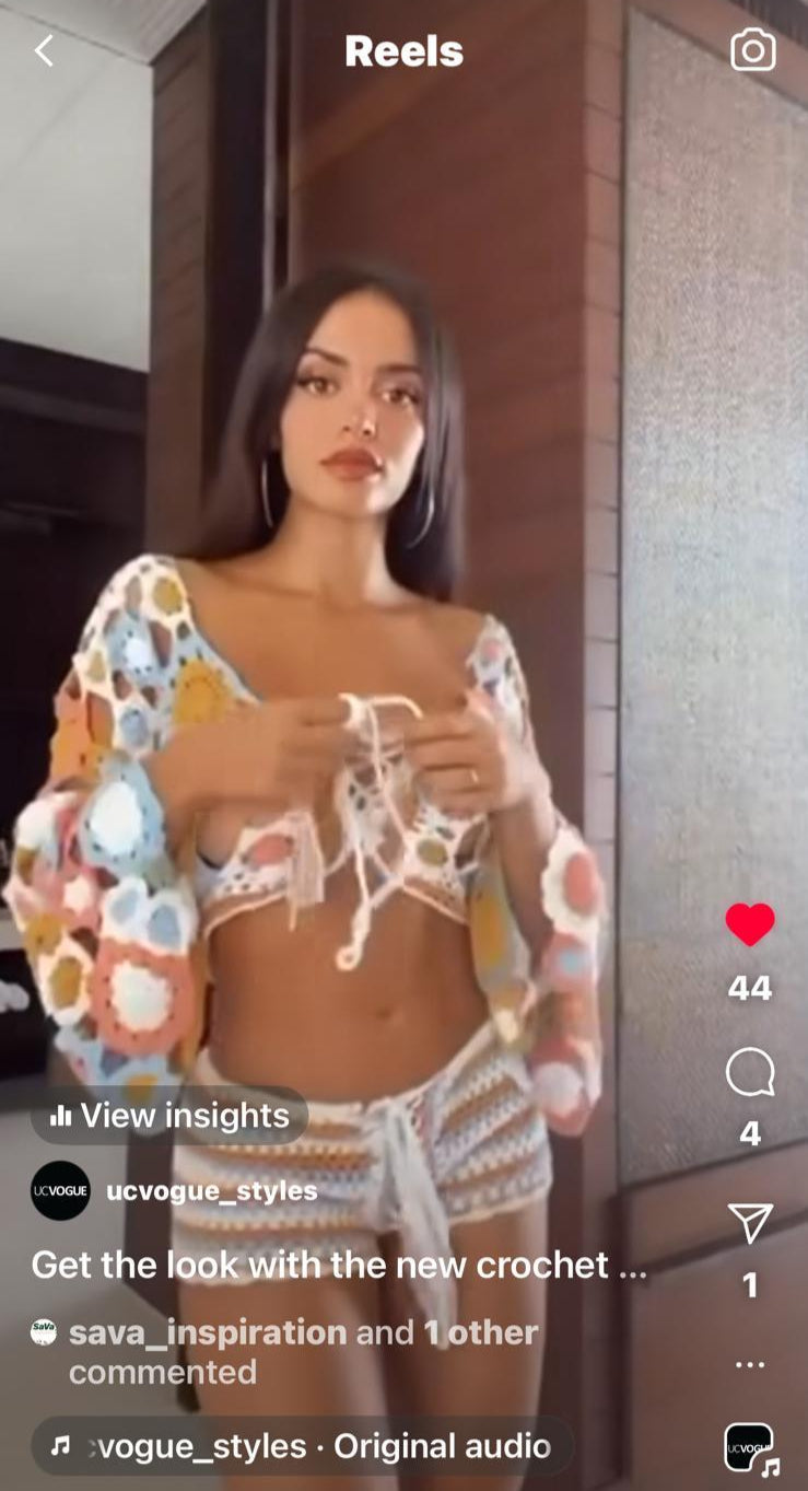 Margaret Crochet Short Set