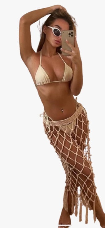 Linda Crochet Skirt Dress