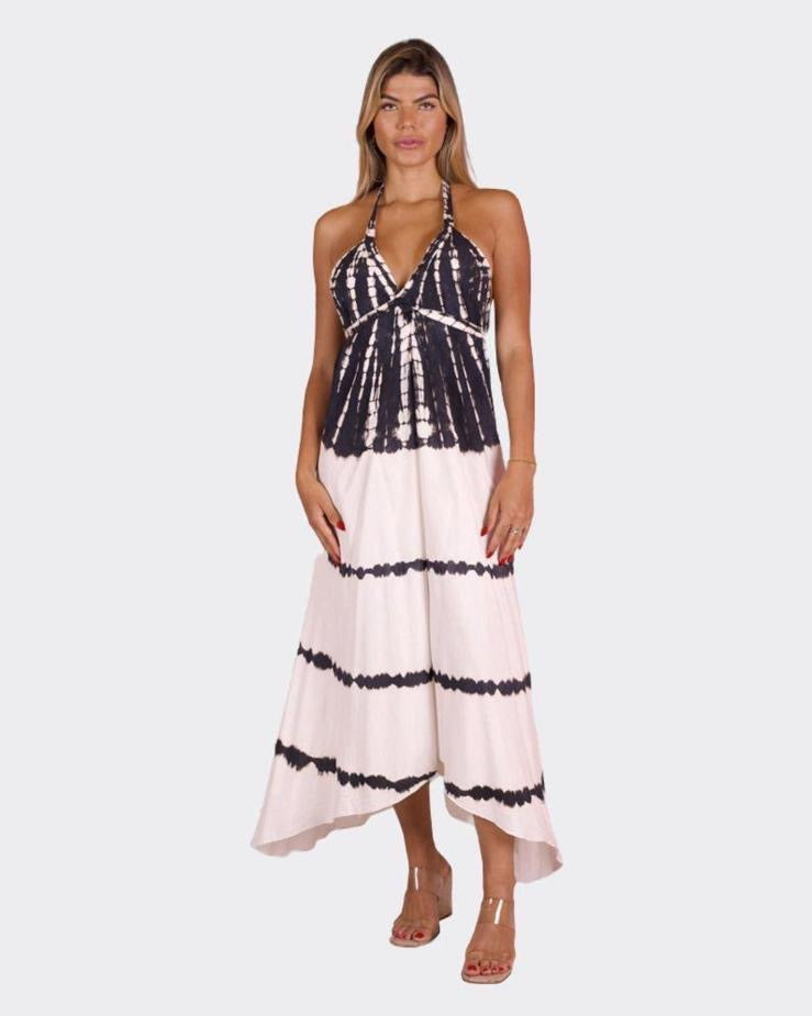 Grace Open Back Tie-Dye Maxi Dress