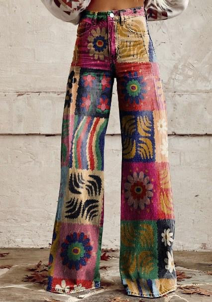 Diechy Anderson Prints Denim Long Woman’s Pants
