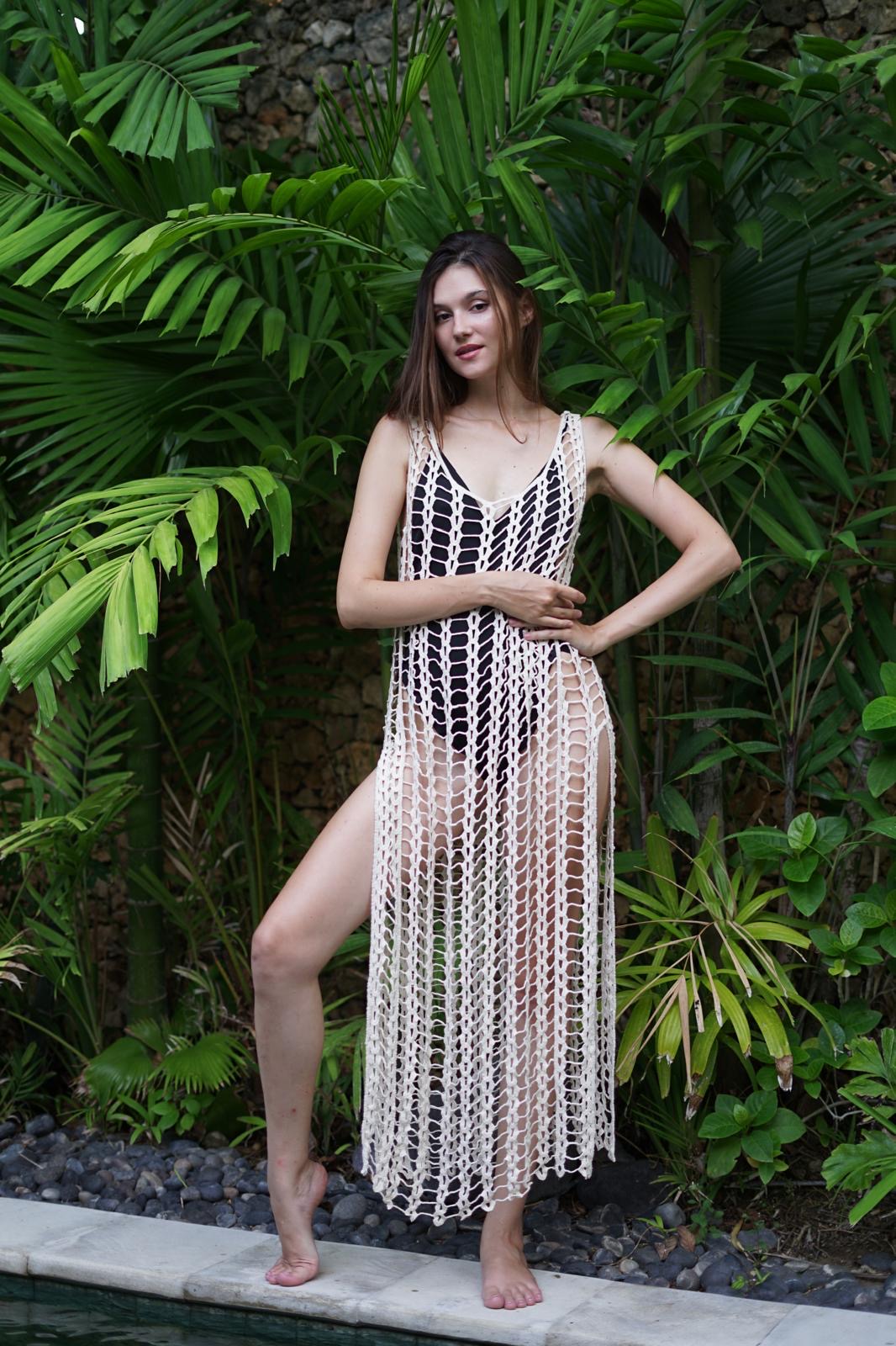 Kasandra Open Back Crochet Style