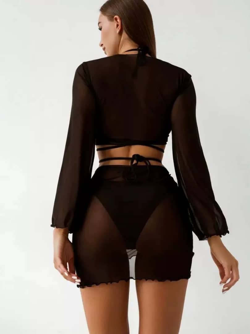 Mesh Butterfly Bikini Sets