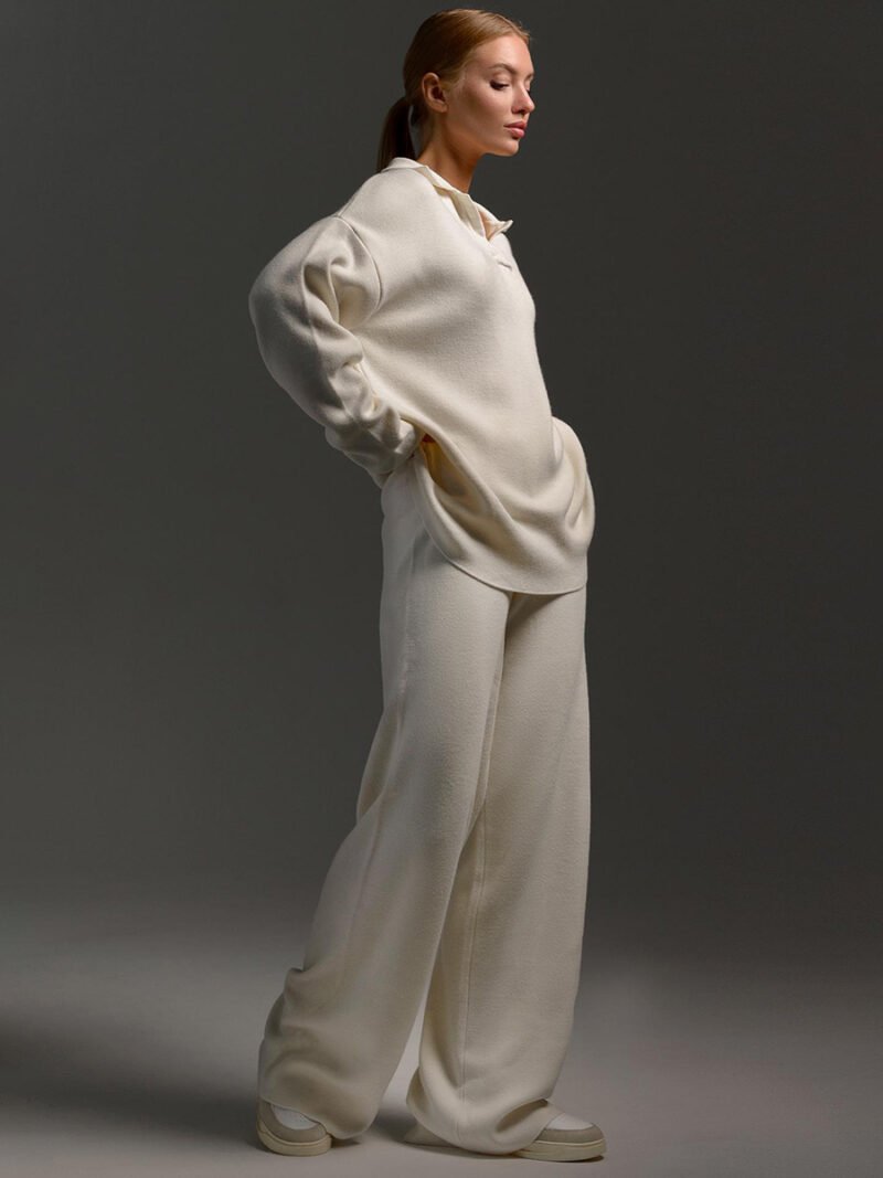 Sweater And Wide Pants Set - Image 10